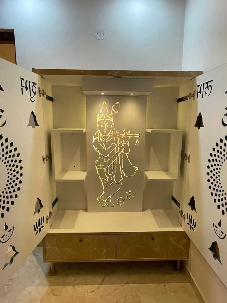 Interiors Enclave temple design