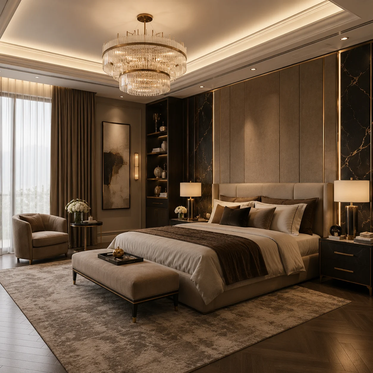 Interiors Enclave Luxury Bedroom